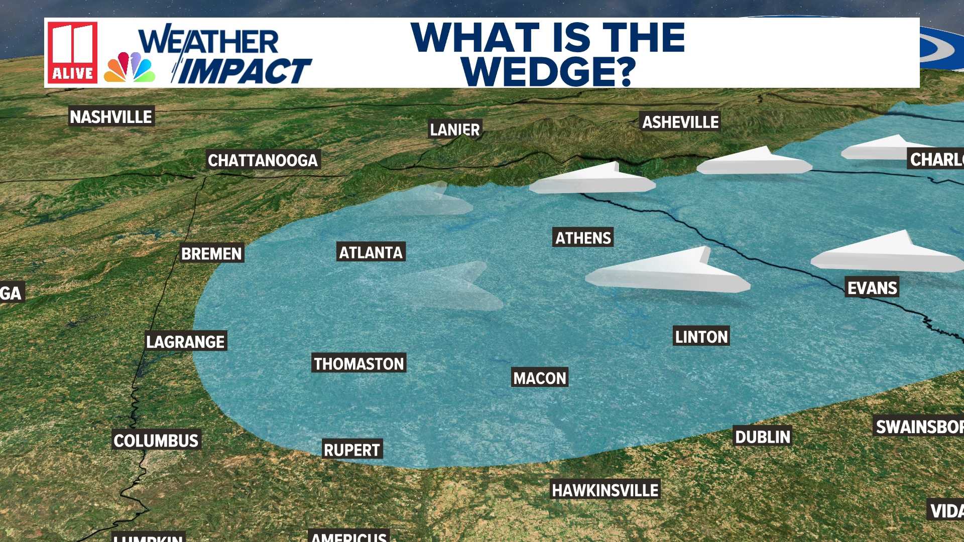 Cooler Air North Georgia Atlanta Weather
