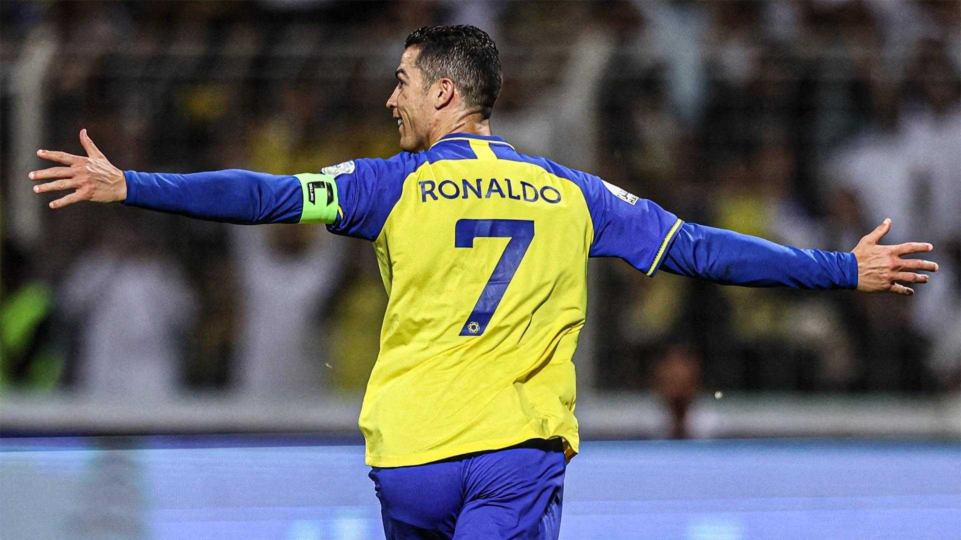 Cristiano Ronaldo Al Nassr Match Celebration