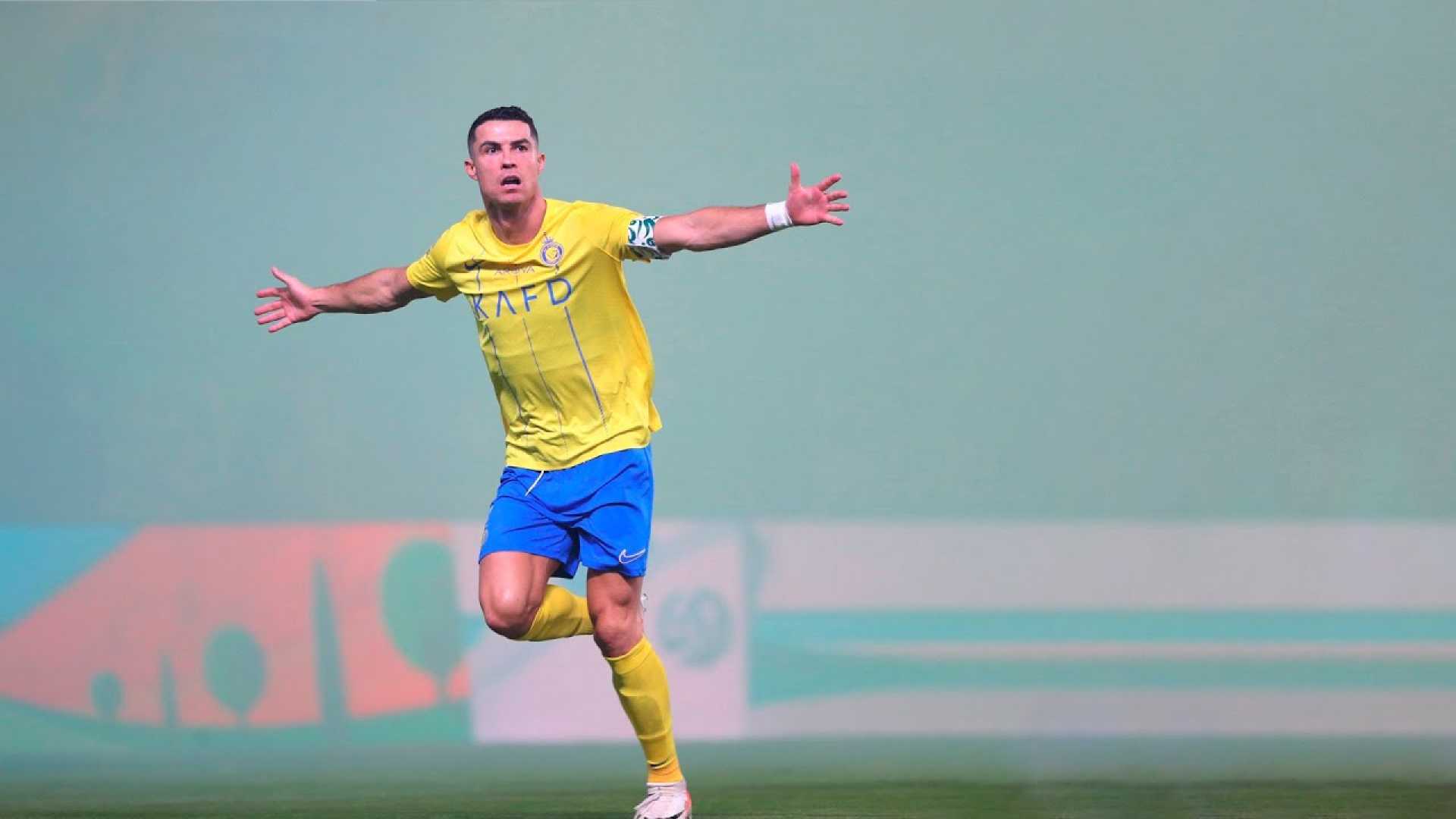 Cristiano Ronaldo Scoring Goal Al Nassr