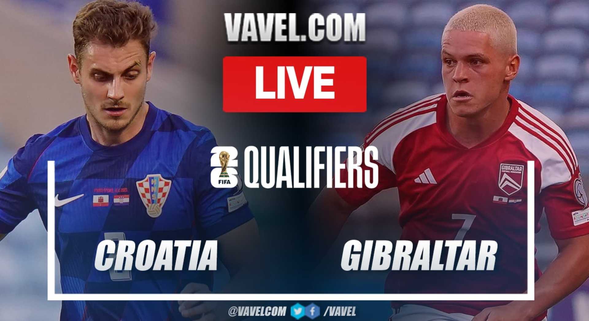 Croatia Vs Gibraltar World Cup Qualifier