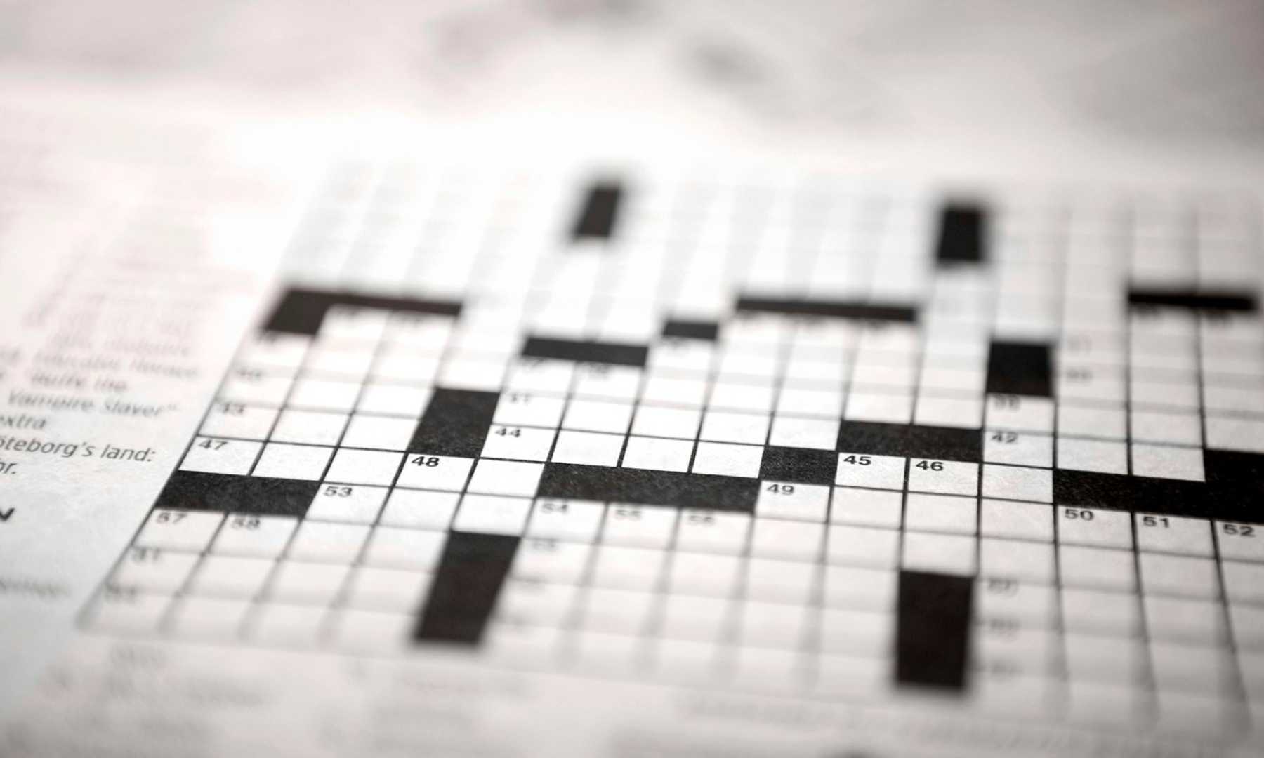 Crossword Puzzles And Social Distancing