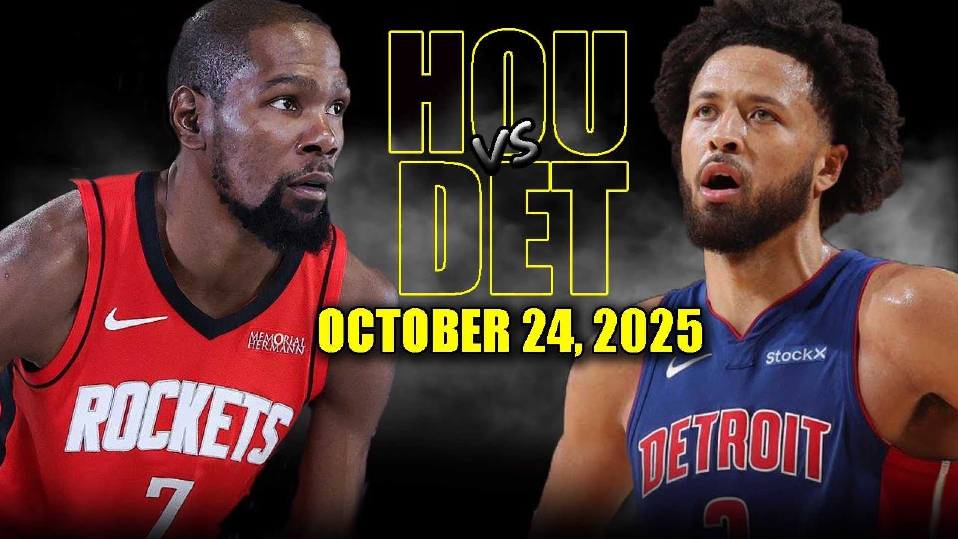Detroit Pistons Vs Houston Rockets Game