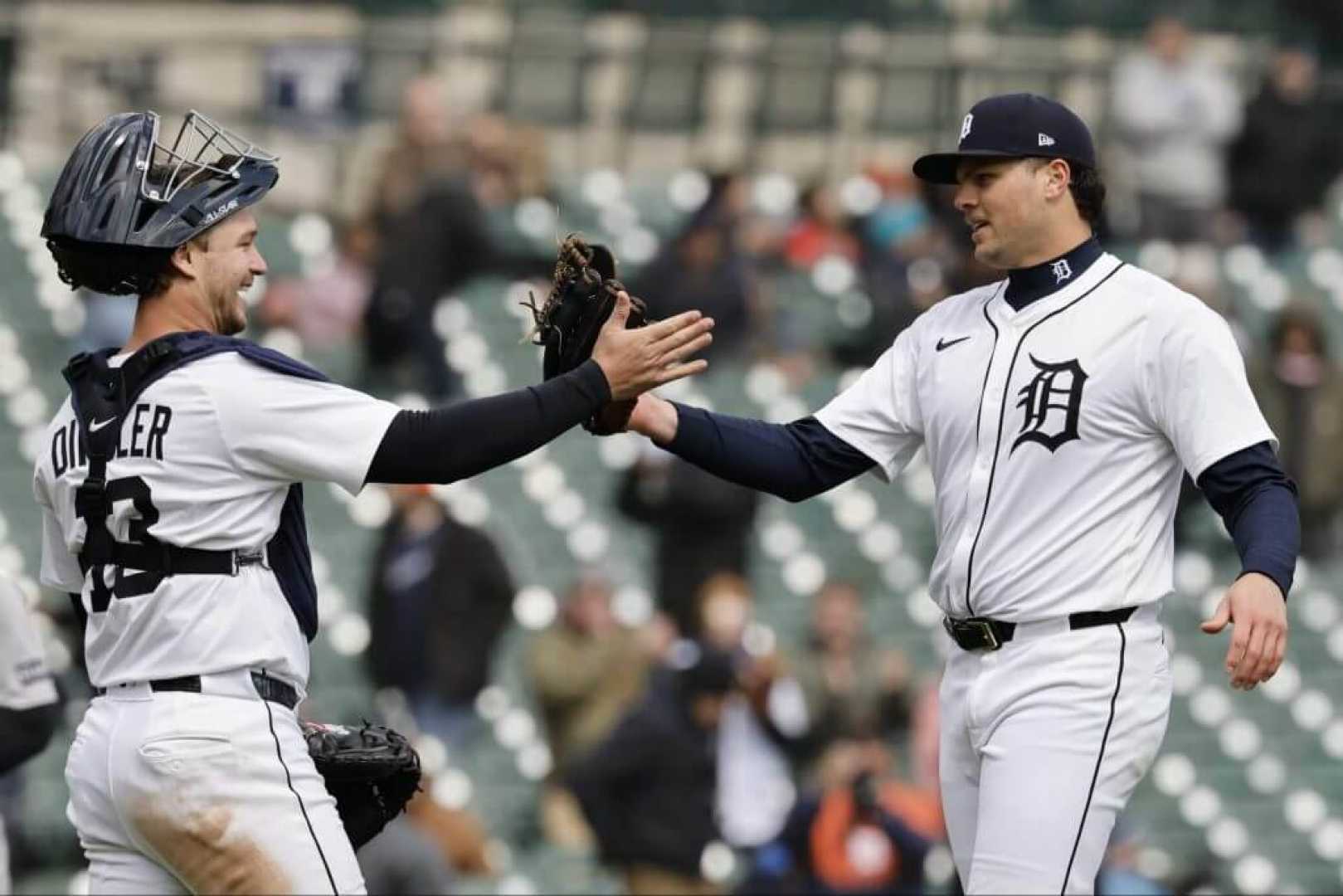 Detroit Tigers Catcher Dingler Game Preparation