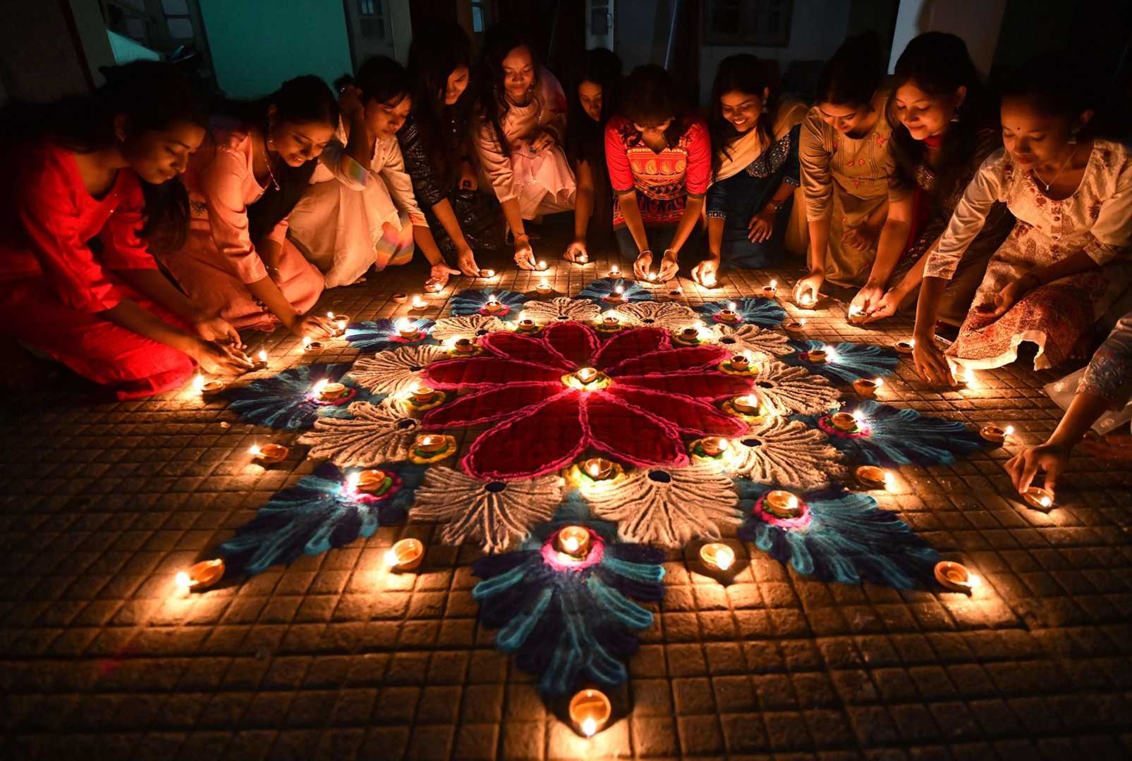 Diwali Celebration Lights India