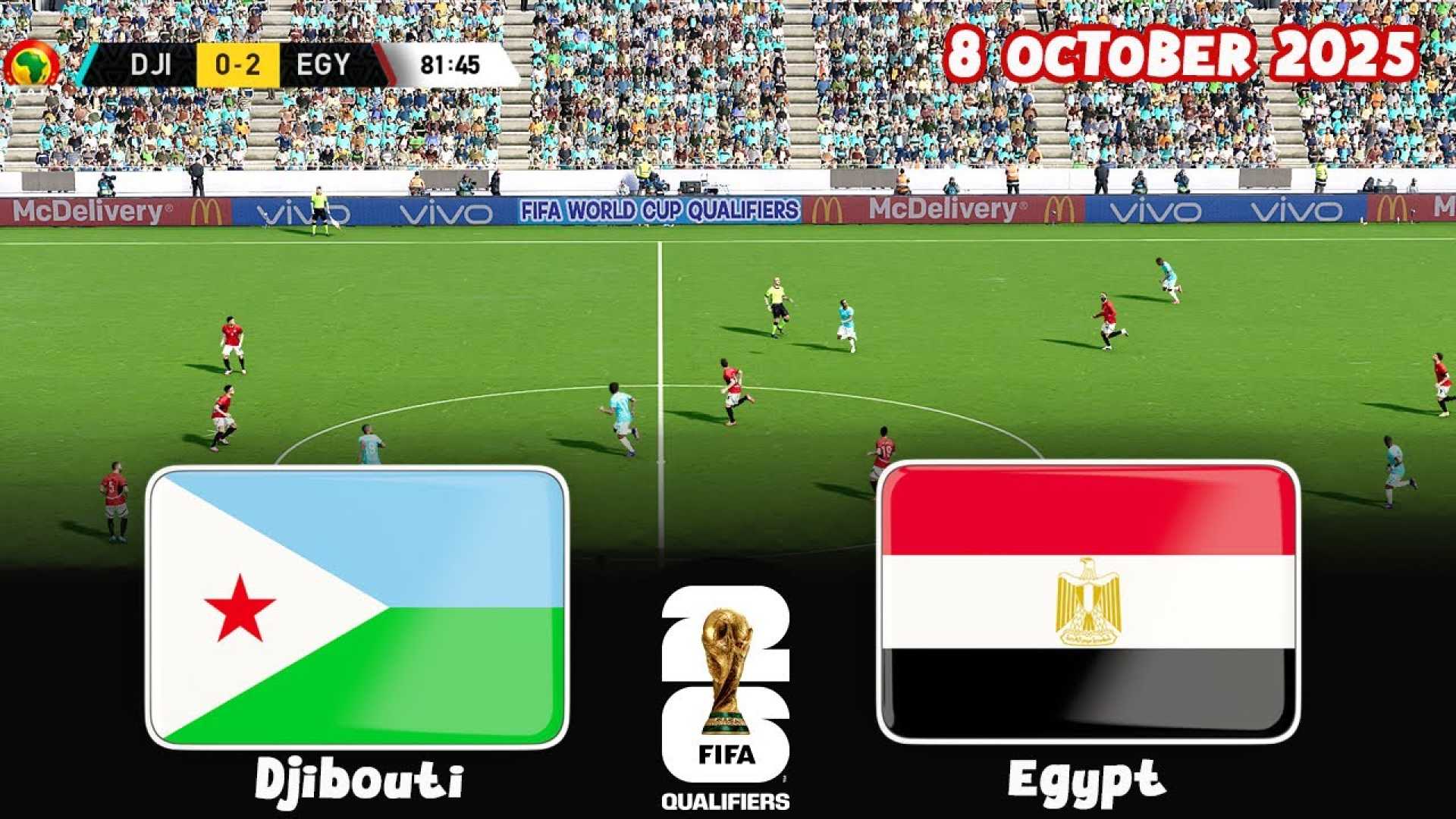 Djibouti Egypt World Cup Qualifier Match
