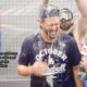 Dodgers Celebrate Win Against Reds