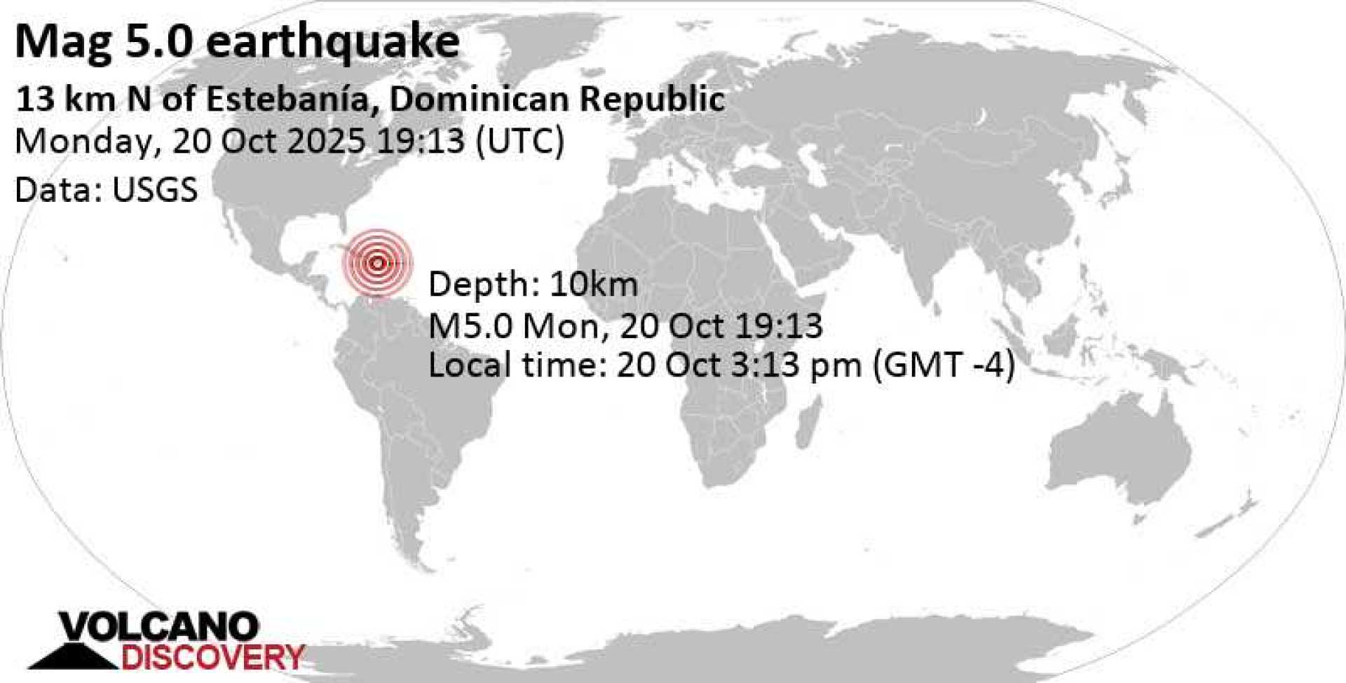 Dominican Republic Earthquake October 2025