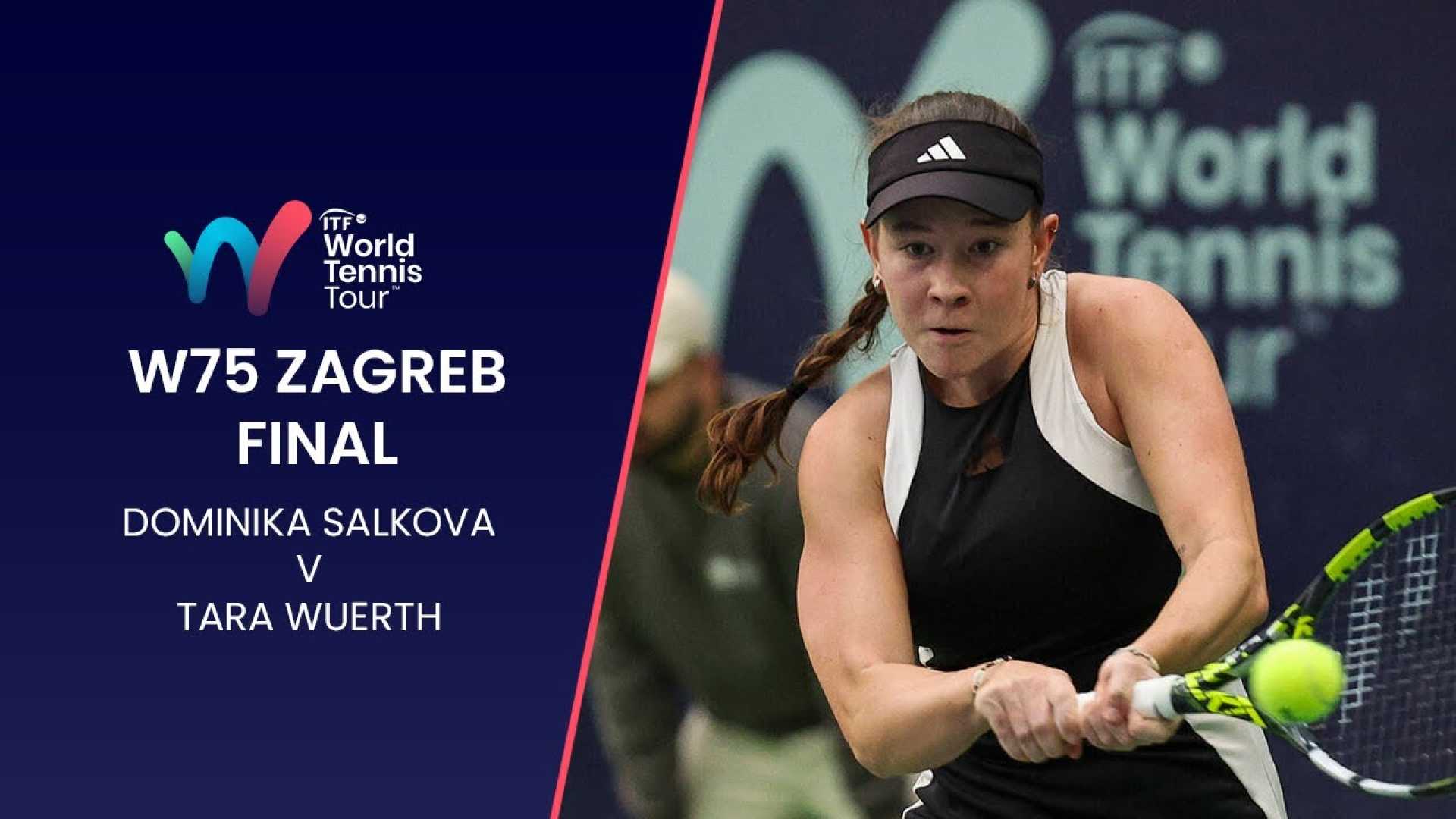 Dominika Salkova Tennis Match