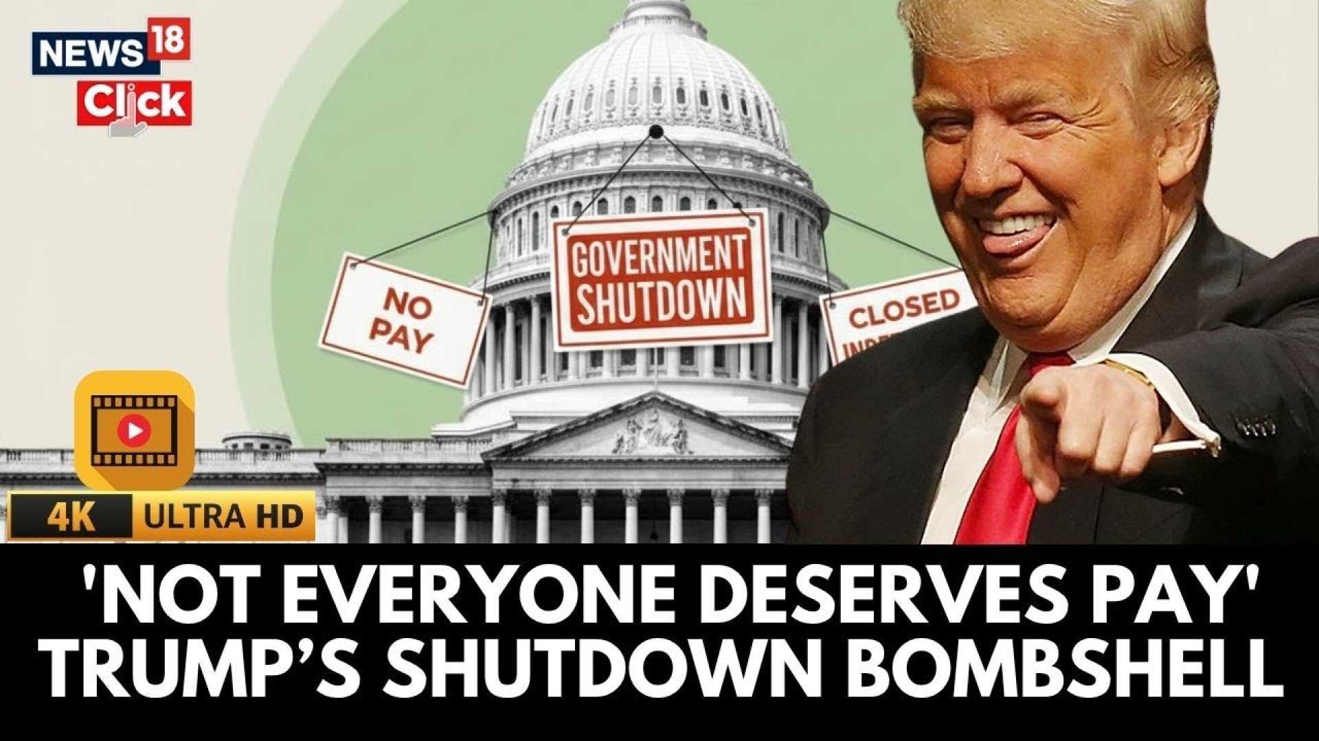 Donald Trump Federal Workers Government Shutdown