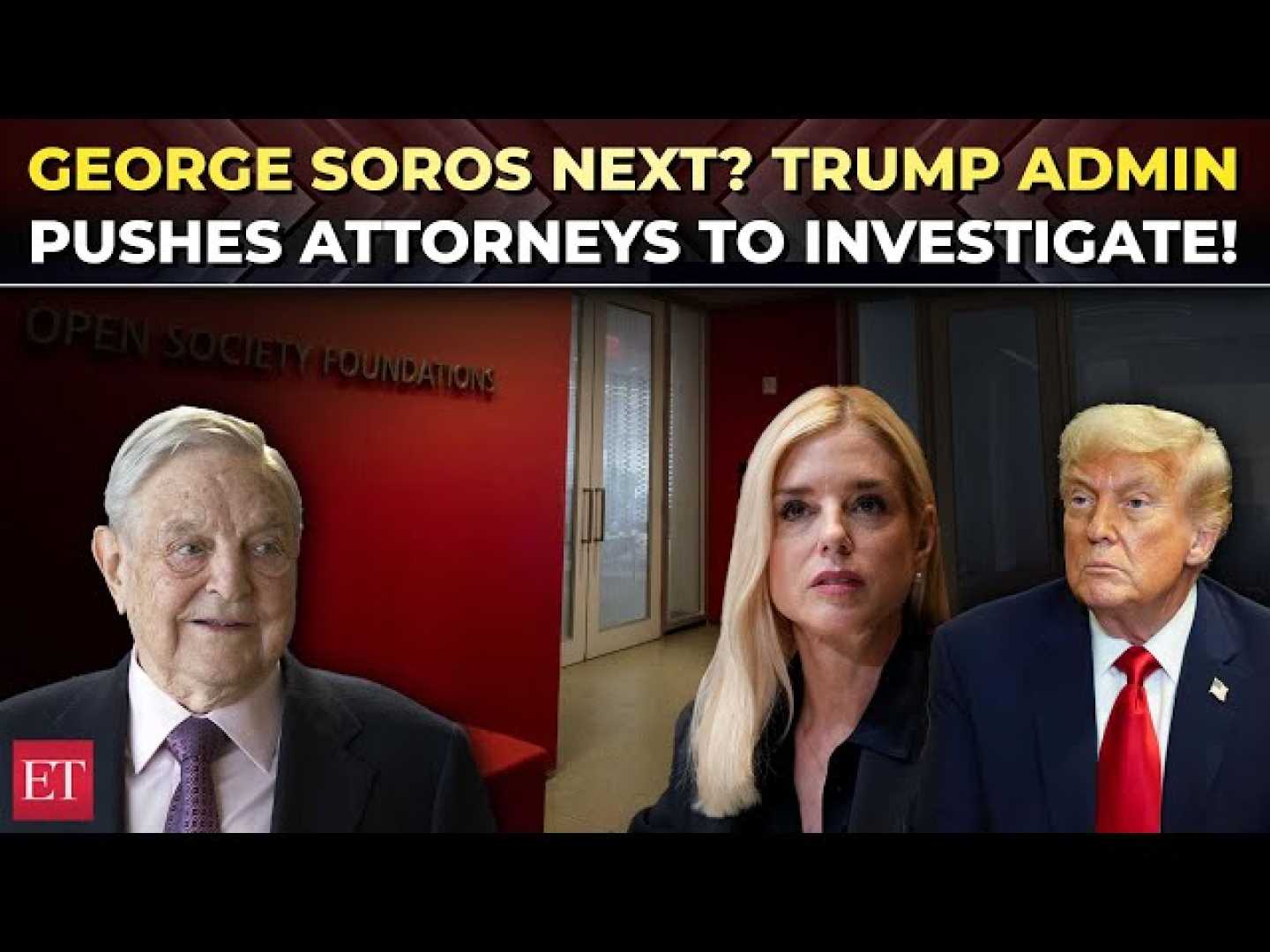 Donald Trump Investigations Soros Nonprofits
