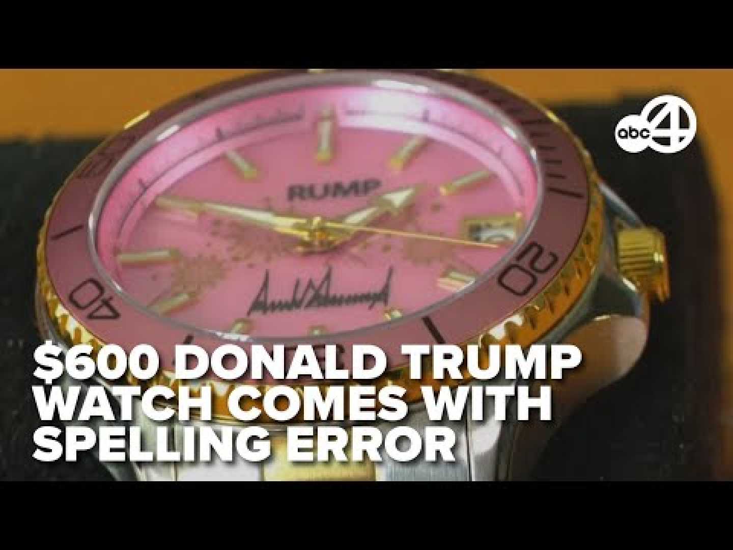 Donald Trump Watch Collection Promotional Ad