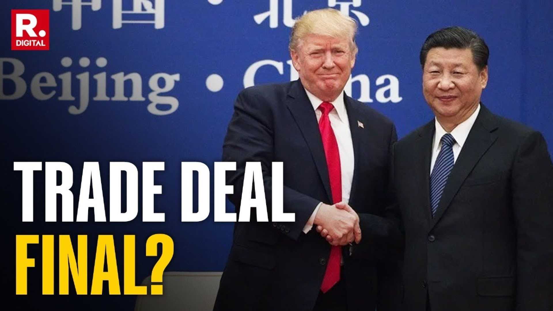 Donald Trump Xi Jinping Trade Deal