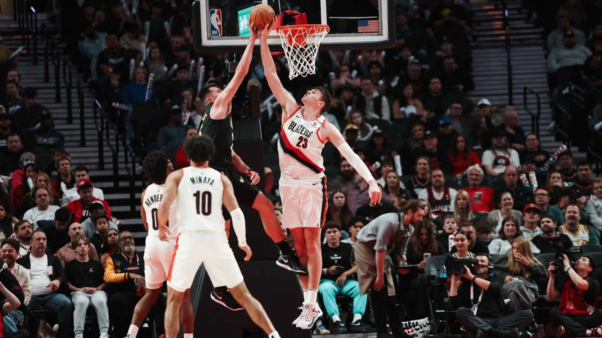Donovan Clingan Portland Trail Blazers Basketball