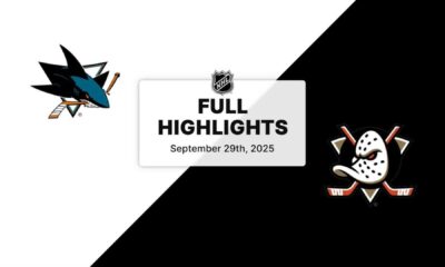 Ducks Vs Sharks Preseason Hockey Matchup
