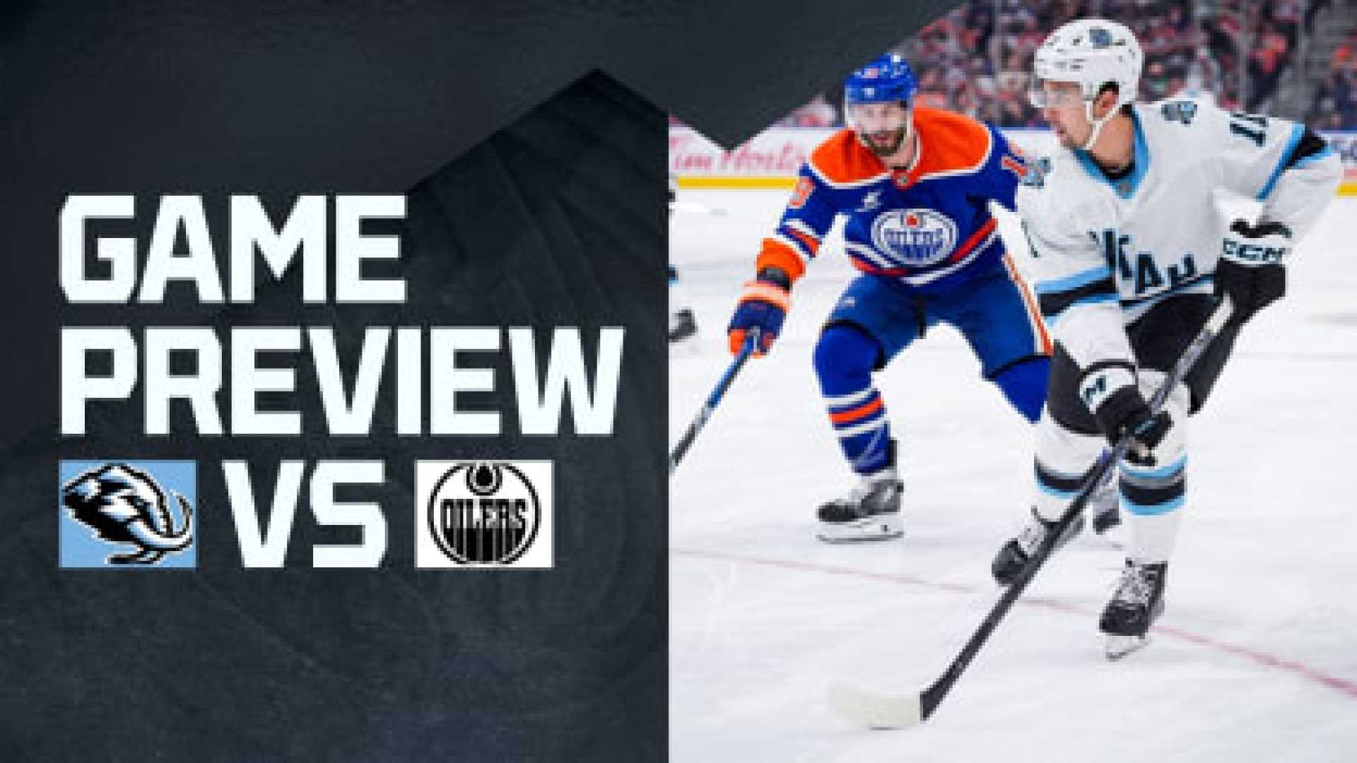 Edmonton Oilers Vs Utah Mammoth Hockey Game