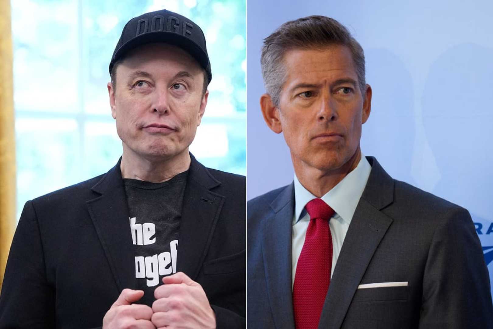 Elon Musk Sean Duffy Spacex Conflict