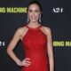 Emily Blunt Red Backless Dress Premiere
