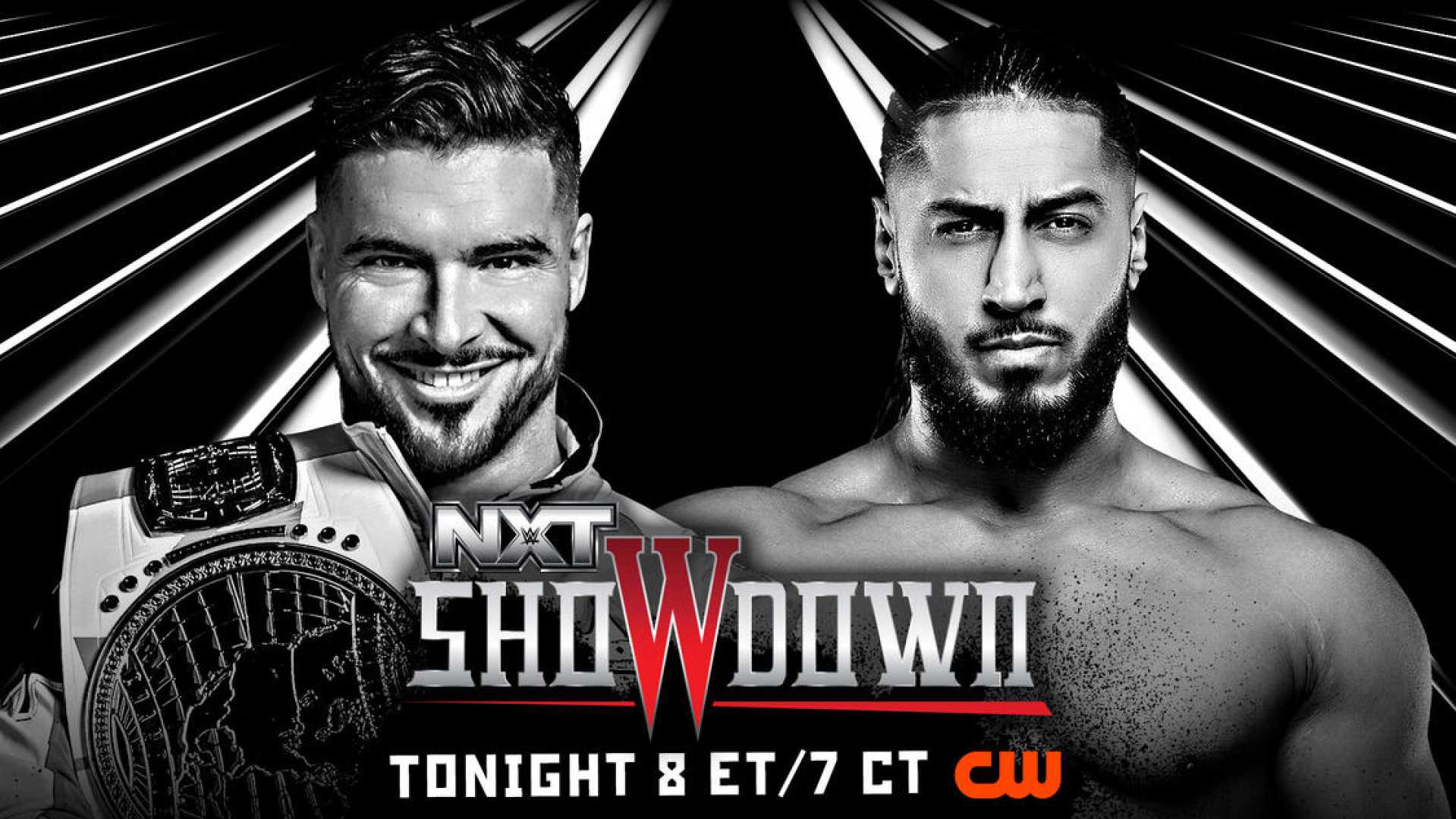 Ethan Page Mustafa Ali Wrestling Match