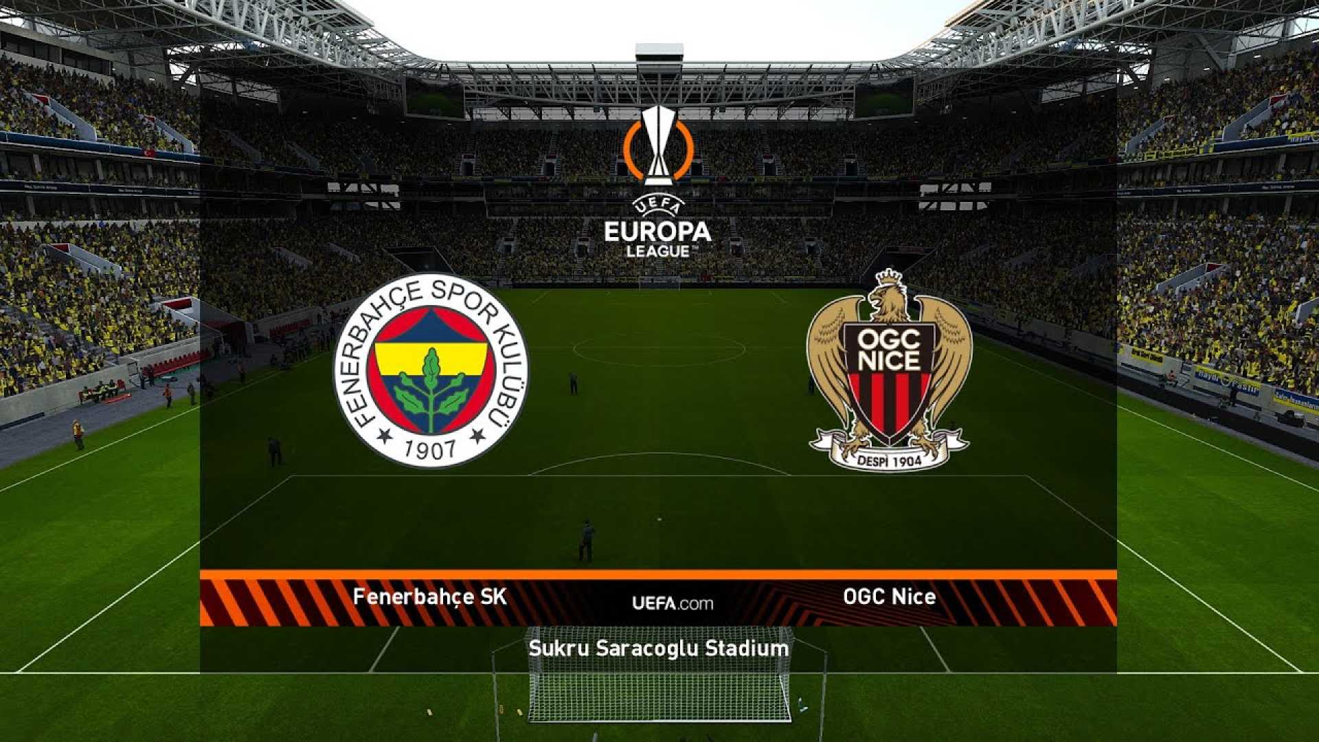 Fenerbahce Vs Nice Europa League Match