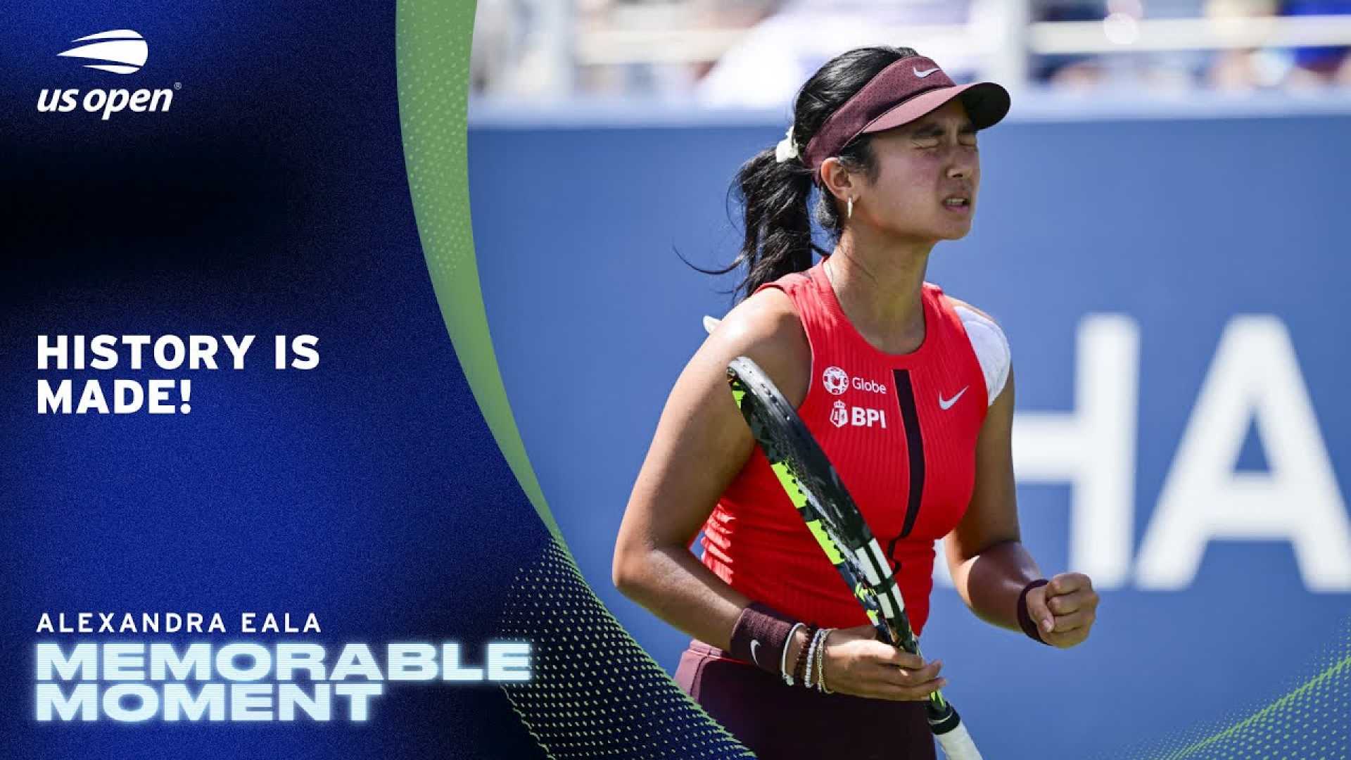 Filipino Tennis Star Alex Eala Match Victory