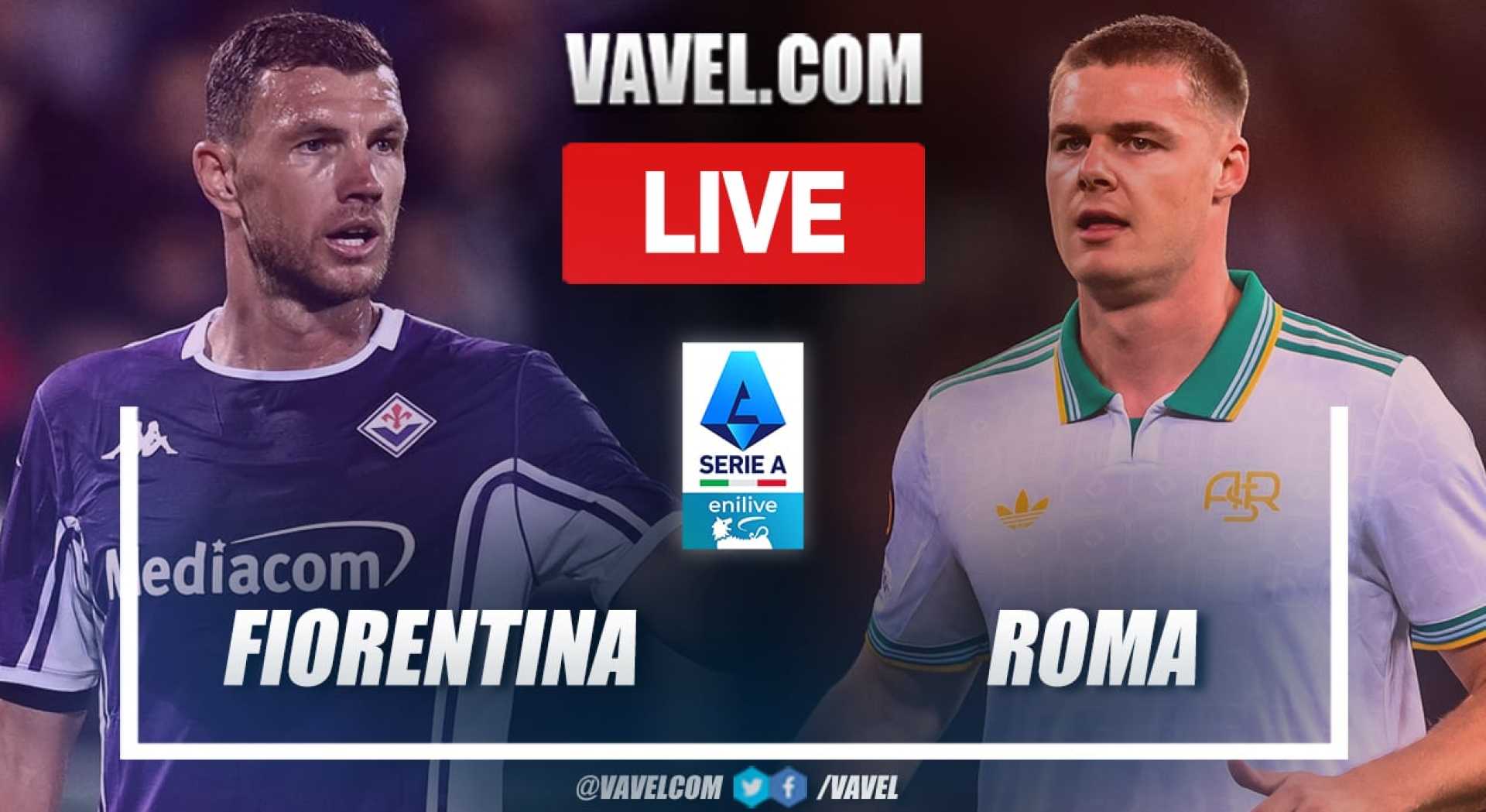 Fiorentina Vs Roma Serie A Match