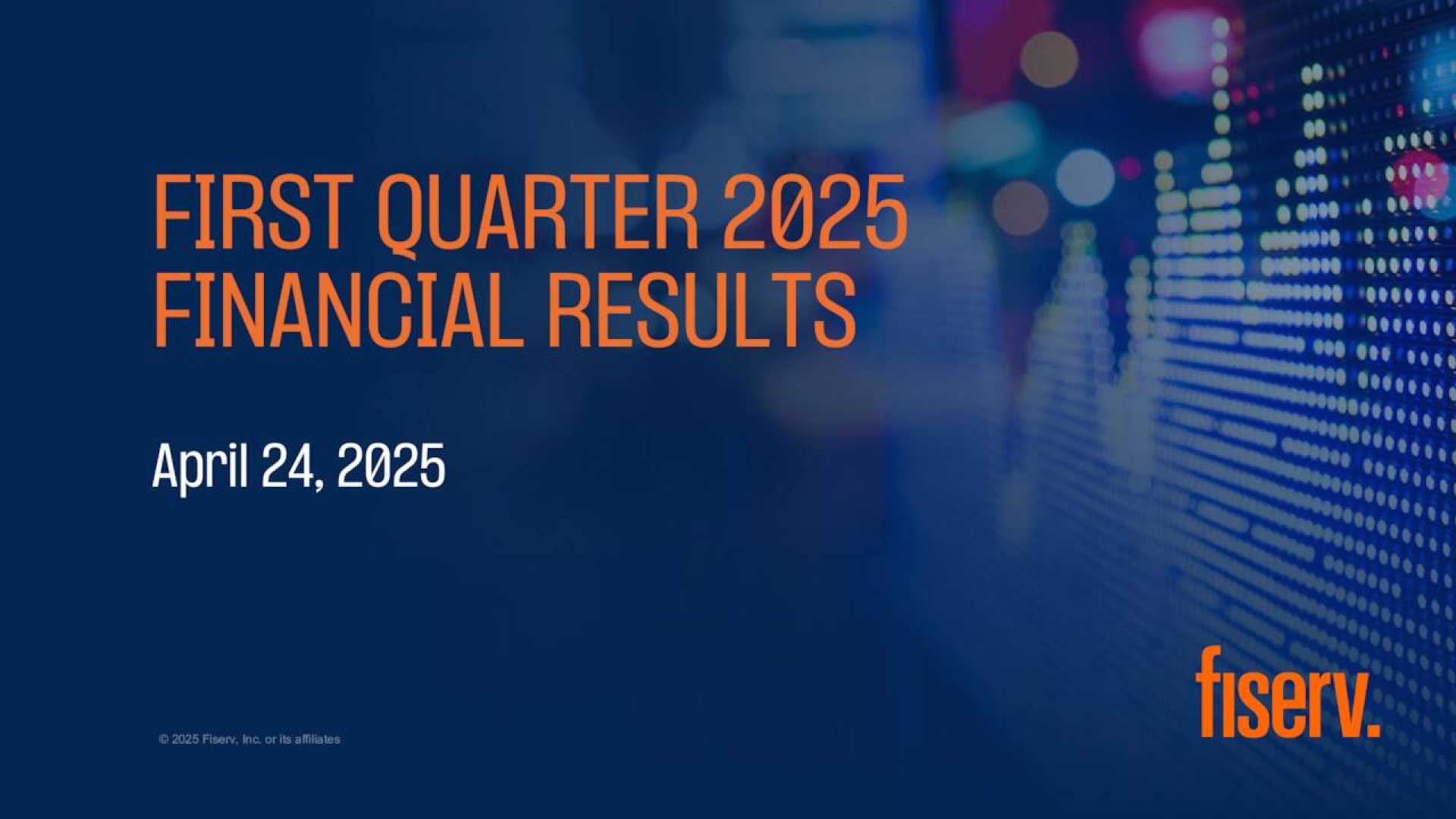 Fiserv Financial Report 2025