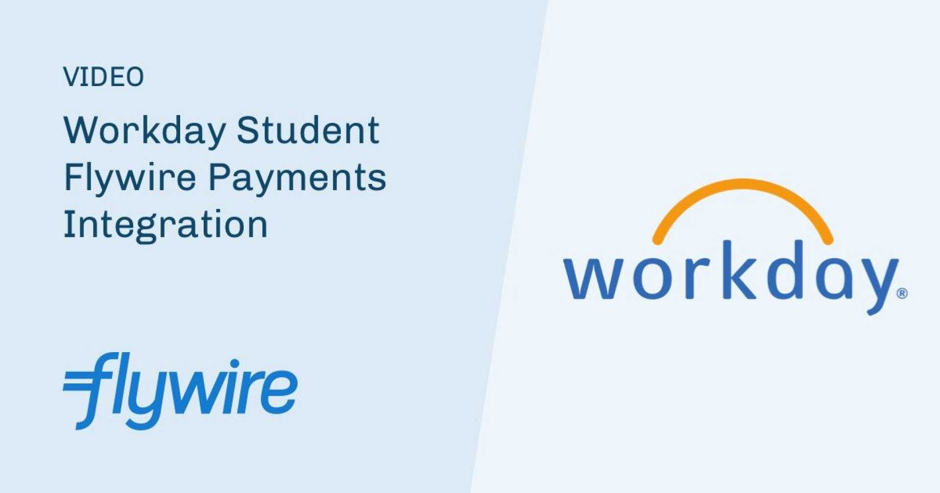 Flywire Workday Integration Payments Education