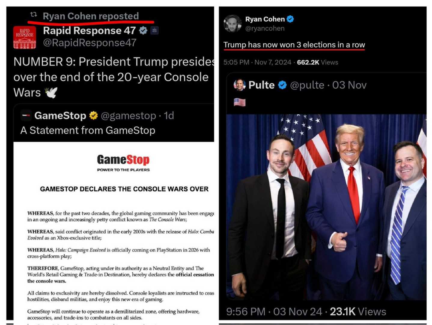 Gamestop Stock Surge White House Tweet