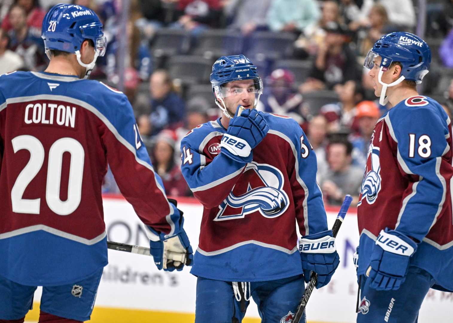 Gavin Brindley Nhl Debut Avalanche