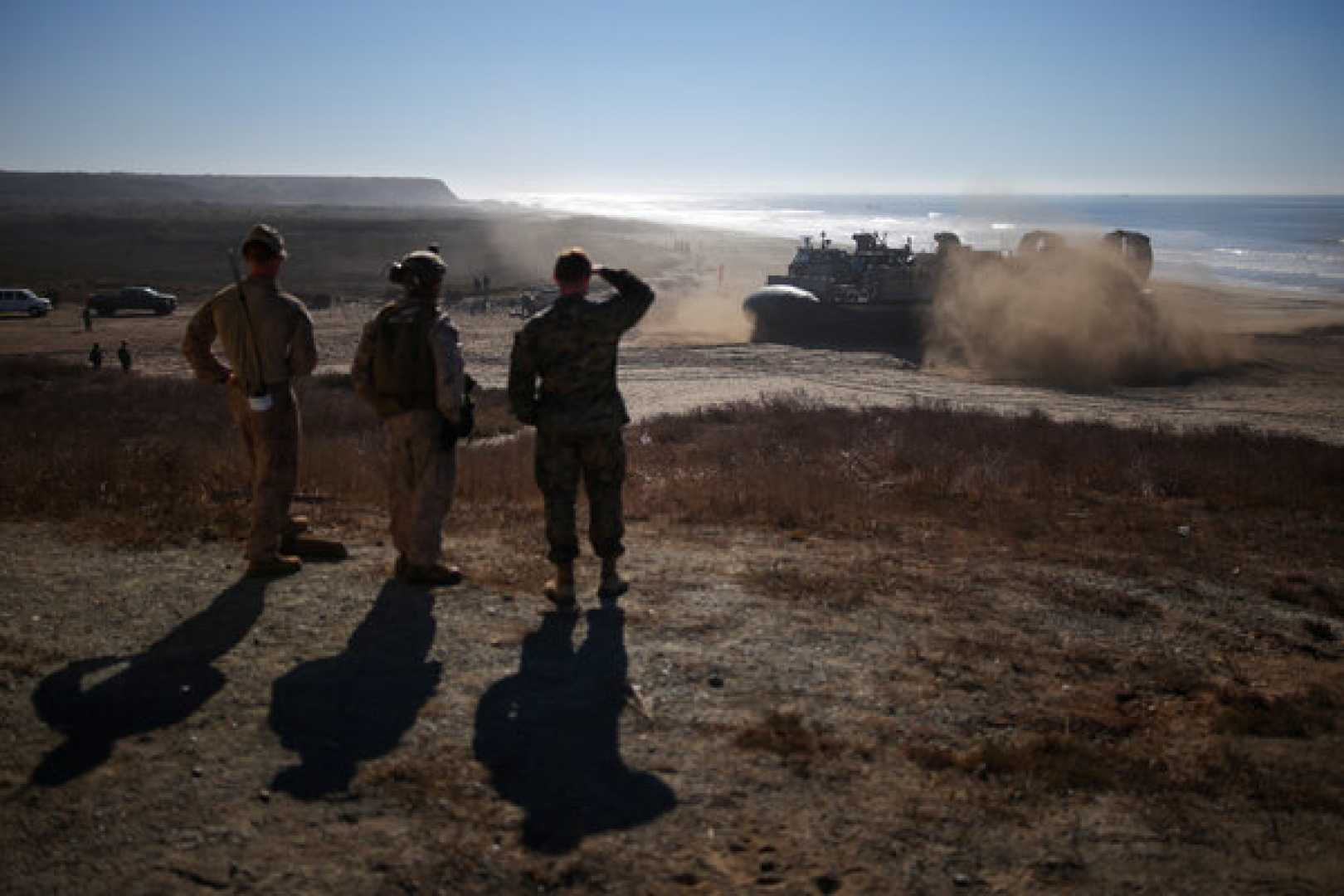 Gavin Newsom Live Fire Camp Pendleton