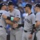 Giancarlo Stanton Yankees Clubhouse Postseason
