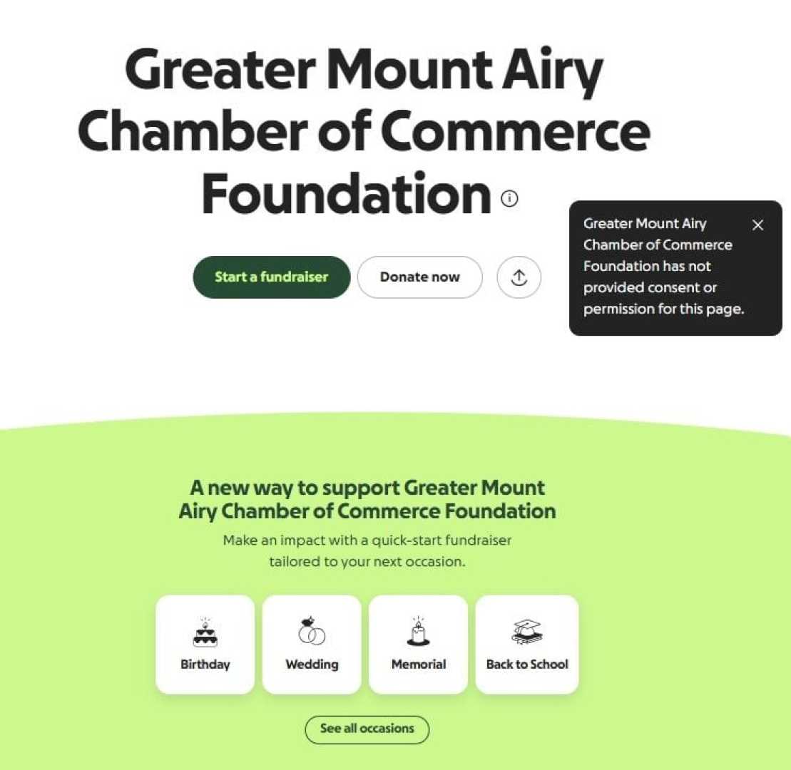 Gofundme Unauthorized Donation Pages