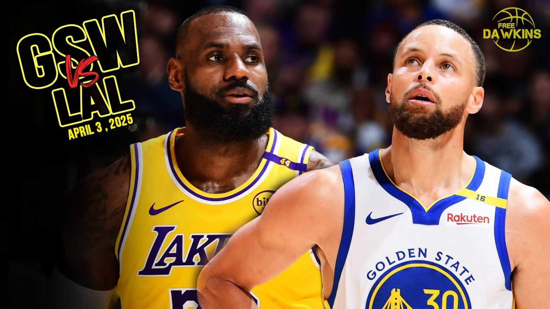 Golden State Warriors Vs Los Angeles Lakers