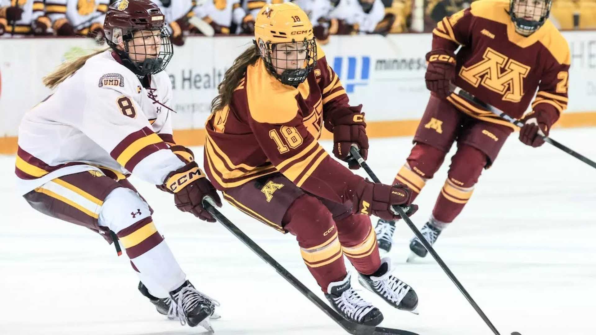Gophers Women’s Hockey Umd Volleyball Victory