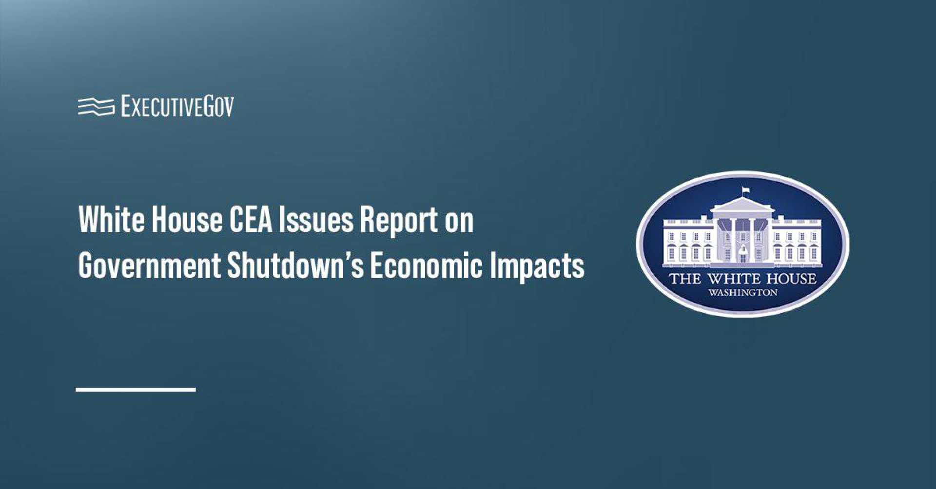 Government Shutdown Economic Reports