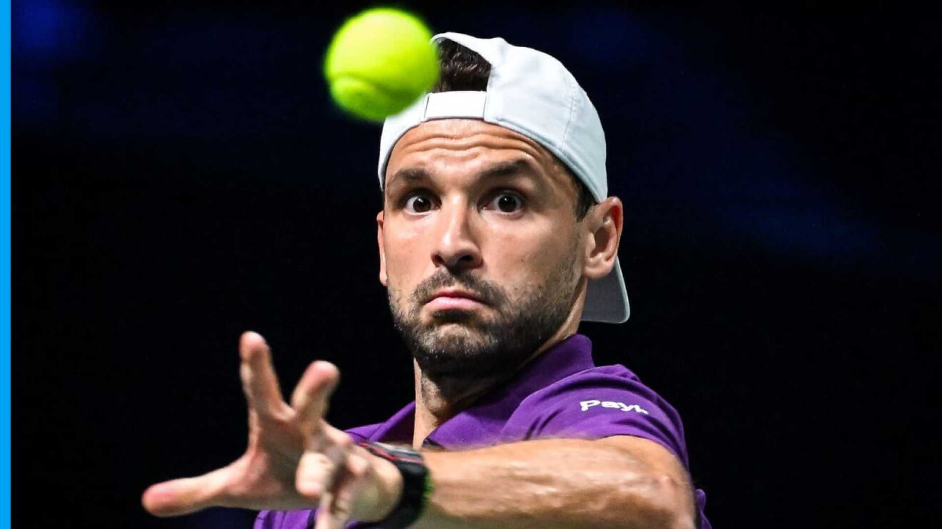 Grigor Dimitrov Injury Tennis Paris