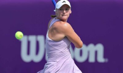 Hailey Baptiste Ashlyn Krueger Tennis Match