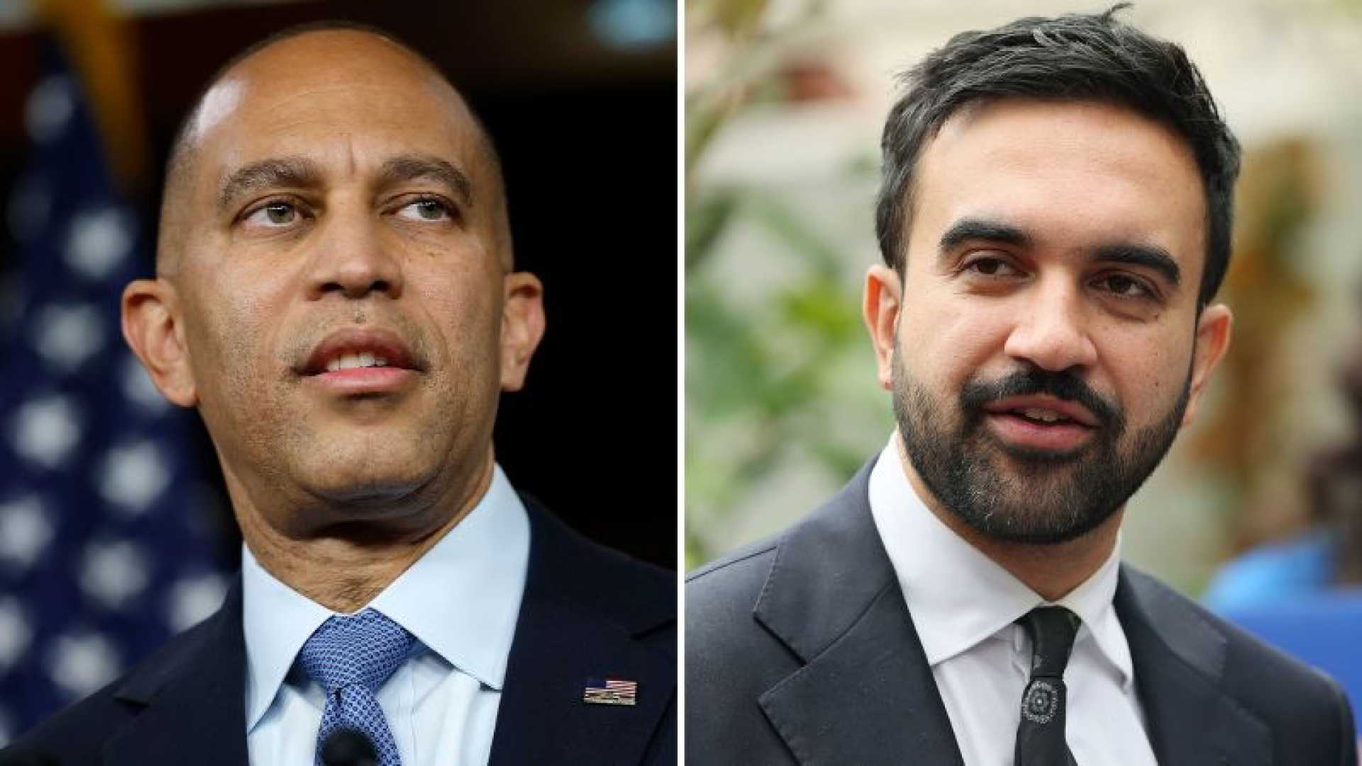 Hakeem Jeffries Zohran Mamdani New York City Mayor