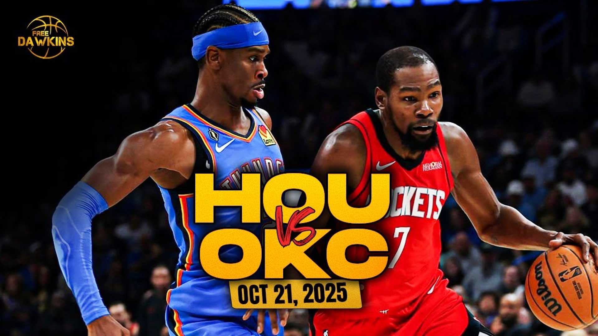 Houston Rockets Vs Oklahoma City Thunder