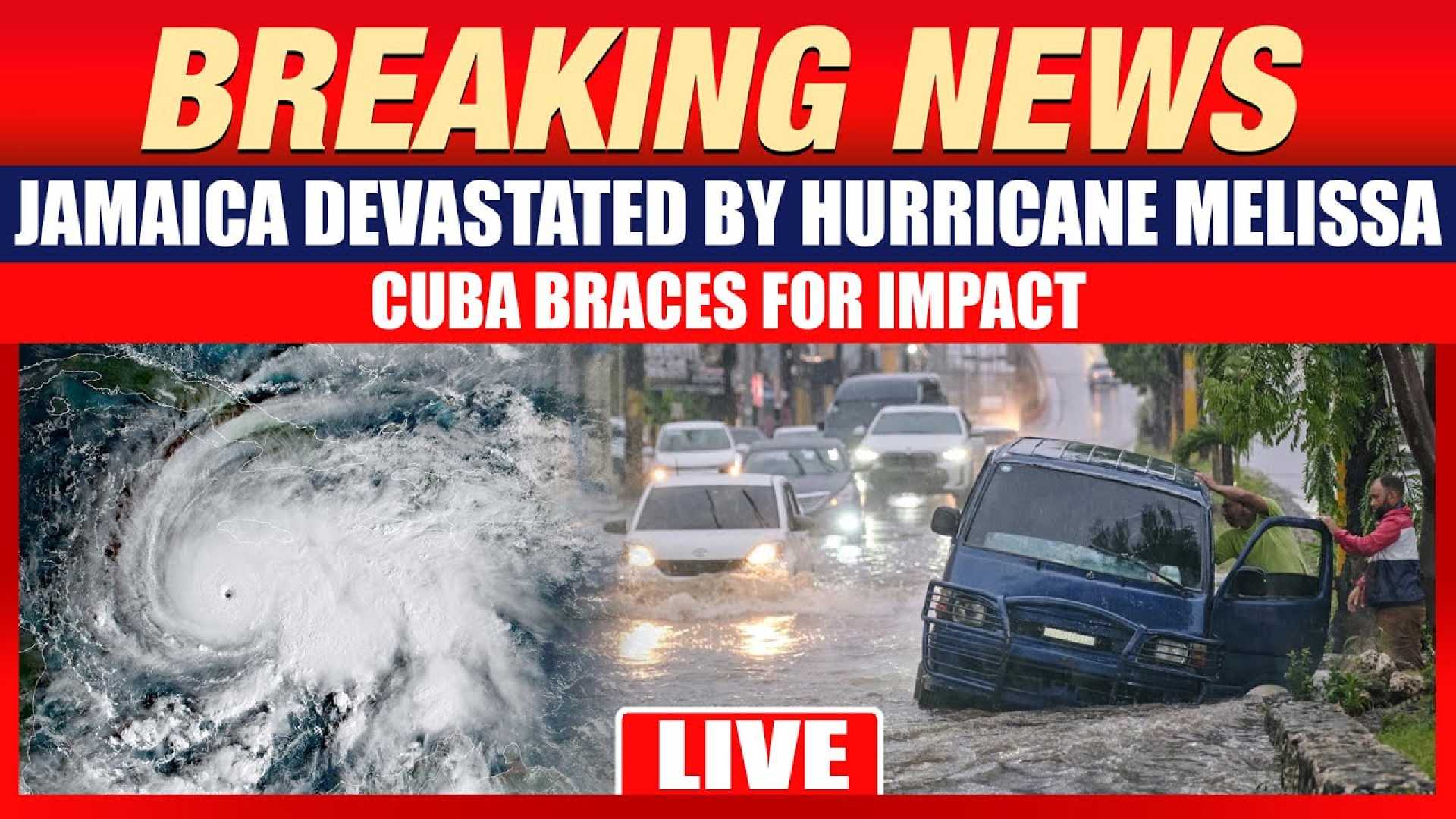 Hurricane Melissa Impact Jamaica Cuba