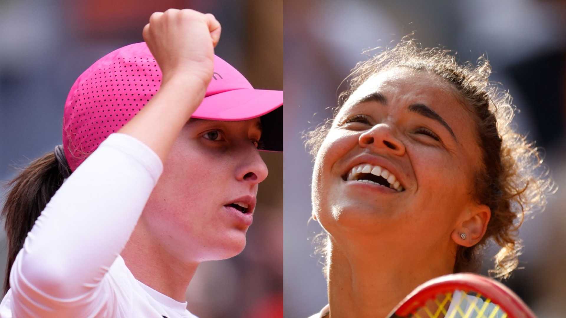 Iga Swiatek Jasmine Paolini Tennis Match