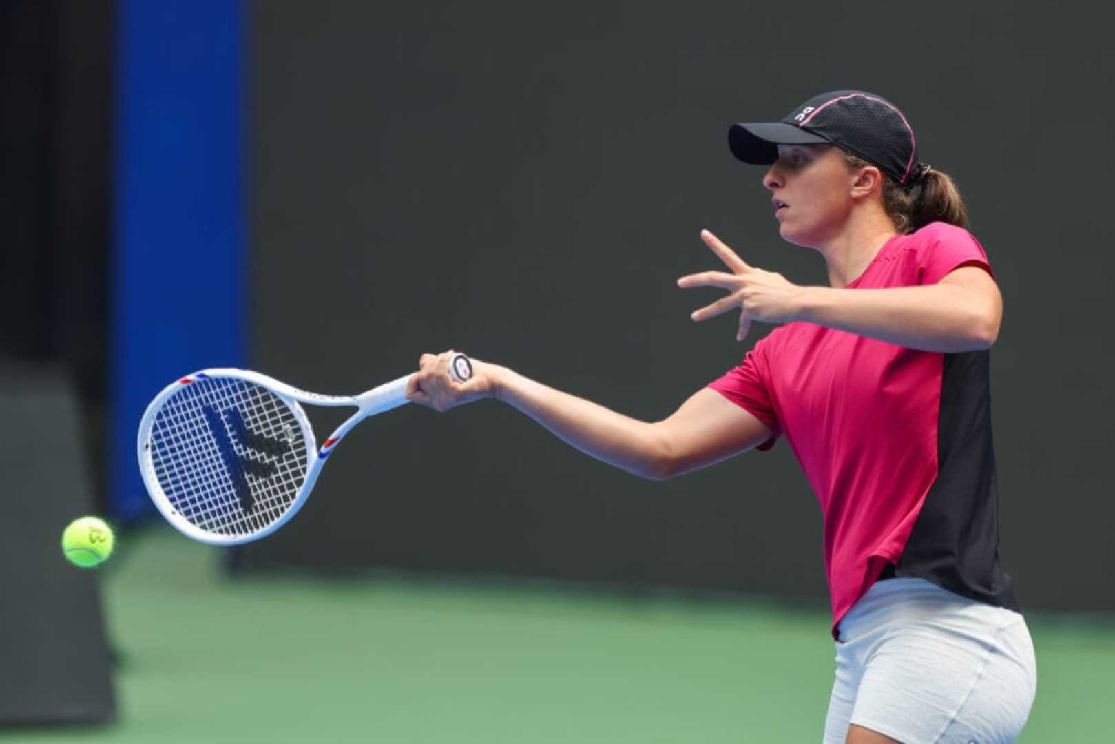 Iga Swiatek Wuhan Open Tennis Match