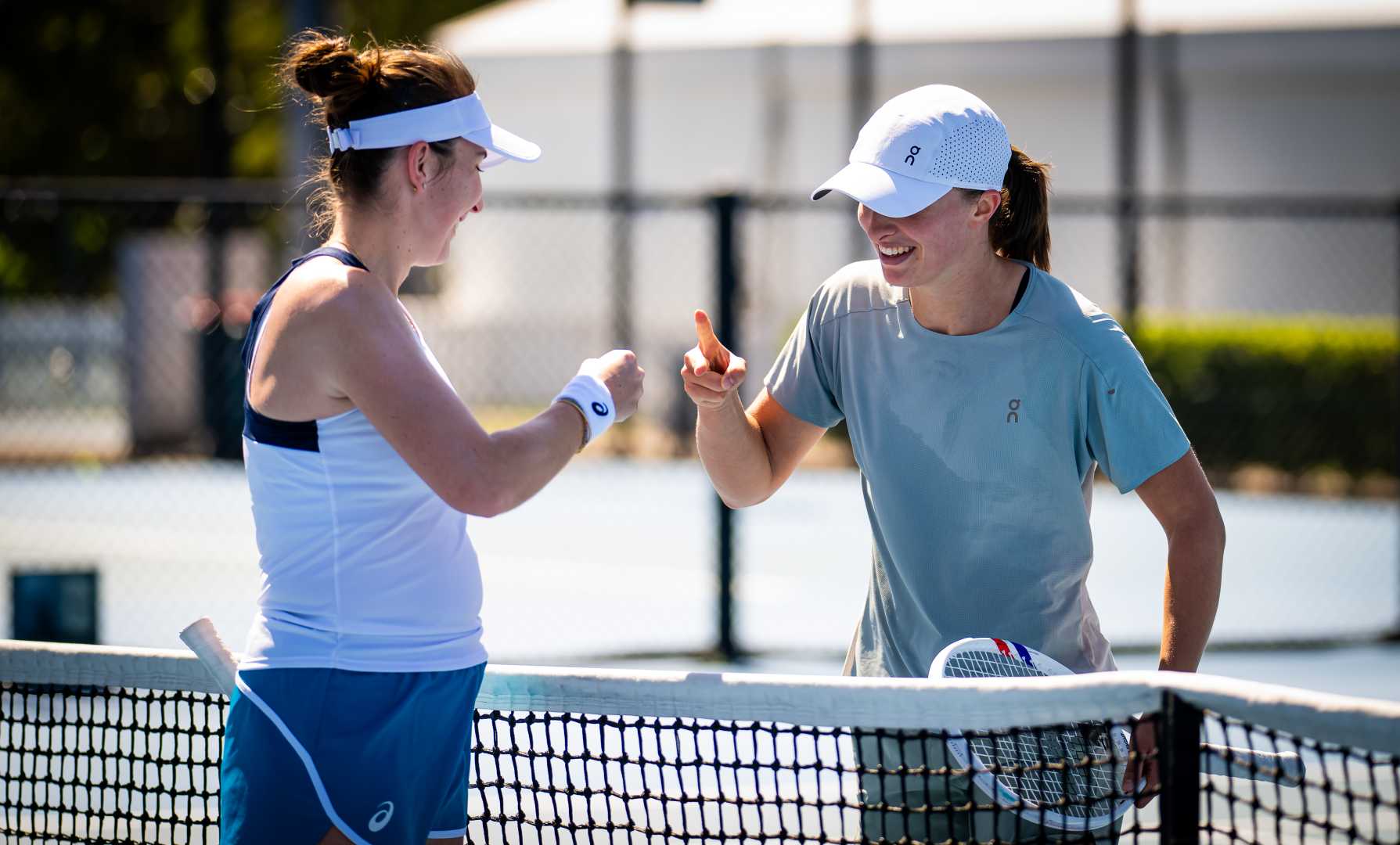 Iga Świątek And Belinda Bencic Tennis Match