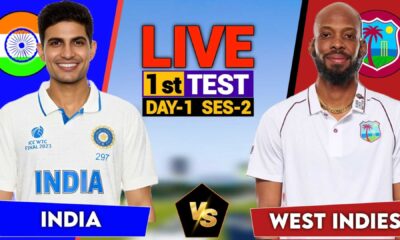 India West Indies 2025 Test Match