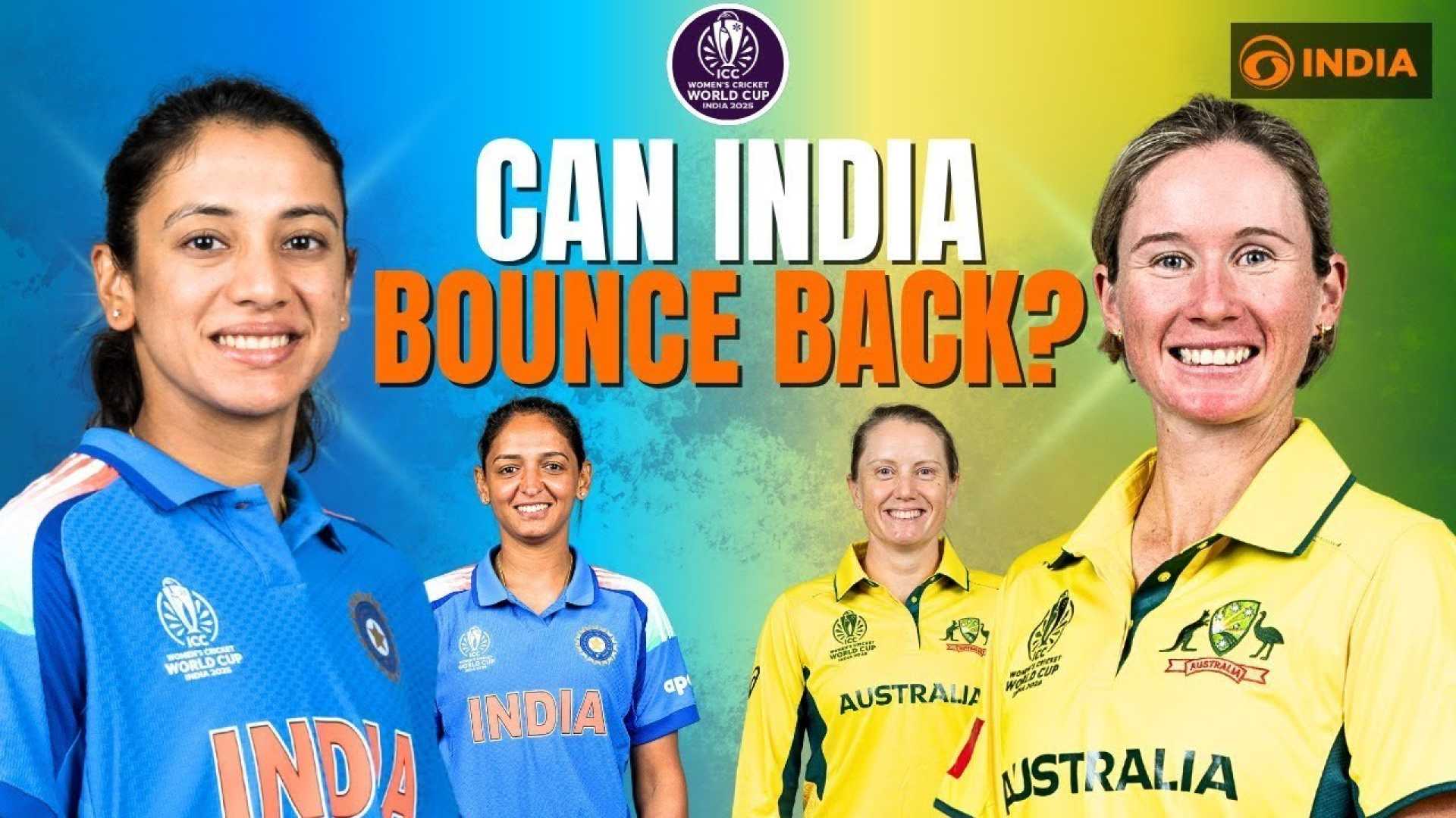 India Women's Cricket Team Vs Australia