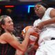 Jackie Young Basketball Playoff Semifinals