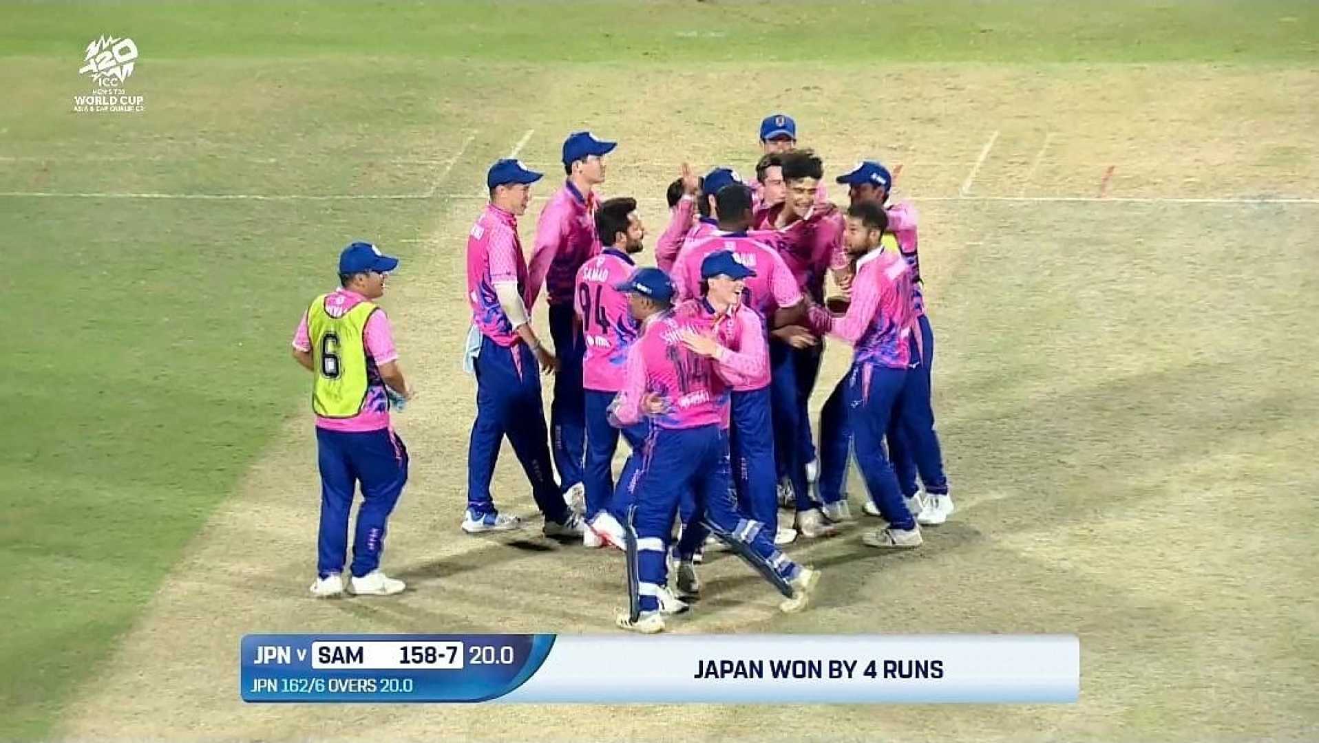 Japan T20 Cricket Match Win