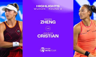 Jaqueline Cristian Tennis Match Wuhan