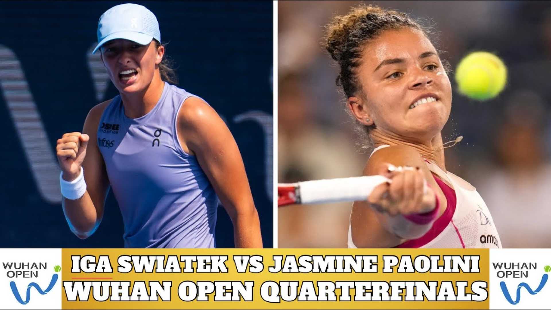 Jasmine Paolini Iga Swiatek Wuhan Open