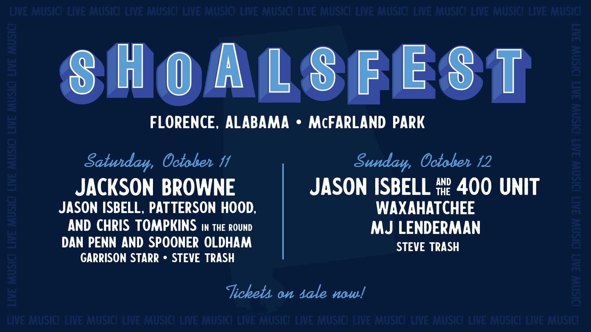 Jason Isbell Shoalsfest 2025